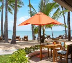 Двухместная вилла Deluxe рядом с пляжем двуспальная кровать в Отель Santiburi Koh Samui