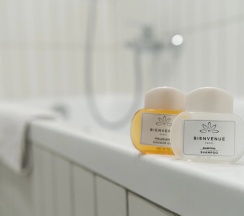 Двухместные апартаменты Superior двуспальная кровать в Апартаменты Румер в современном жилом комплексе у ТЦ Дана Молл