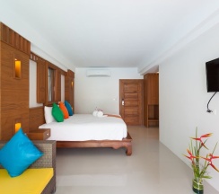 Двухместный номер Deluxe с балконом 2 отдельные кровати в The samui beach resort