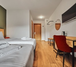 Двухместный номер Front View Standard 2 отдельные кровати в Intourist Kazbegi