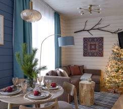 Барнхаус Яхрома (оснащение дома, стоимость банного чана и бани см. Подробнее) в Pavlove Village