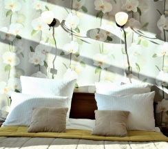 №11. Семейный номер с двуспальной кроватью, диваном и видом на Байкал в Прибой