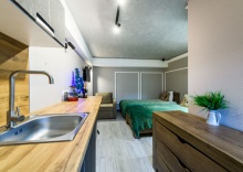 Green Студия Oplot Apartments с террасой на Защитников Кавказа 114 Кв 8 в Oplot apartments