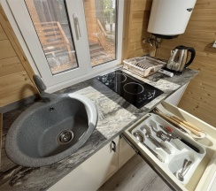 Эко-вилла 2-х уровневая «Афрейм» в Эльбрус