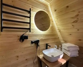 А-Фрейм 1 с красивым видом из окна в Wood palace