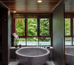 Двухместная Pool Villa Tropical двуспальная кровать в Silavadee Pool Spa Resort