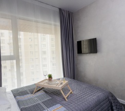Апартаменты студия в MOKO Apartments на улице Народного ополчения