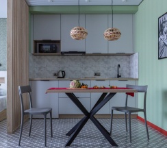 Апартаменты Superior с балконом и с видом на парк в Apartments Malina Baden Studio Color