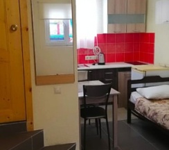 3-х местный номер с кухней, без балкона, 1 двуспальная кровать+ 1 односпальная кровать в GP Эв Рошель
