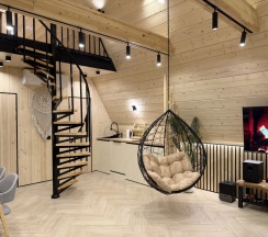 Семейный номер Superior с 2 комнатами в Live Glamp