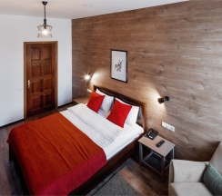 НОМЕР "СТАНДАРТ С ДВУСПАЛЬНОЙ КРОВАТЬЮ" в Liki loft hotel