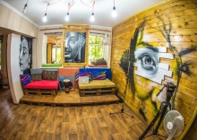 Кровать в общем номере в Loco Hostel