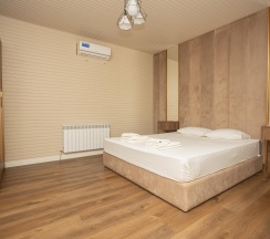 Номер люкс двухуровневый с 1 двуспальной кроватью в Пегас