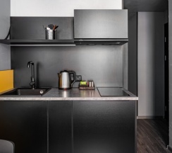 Комфорт TWIN с кухней (раздельные кровати) в Greenfeel Lermontovsky