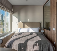 1-комнатная комната студия Станюковича 48/6 в Sea view apartments