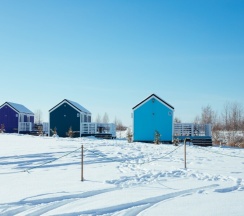 Голубой домик на Лисьей Горе в Лисья Гора