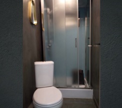 Дом с террасой и камином в Дух тайги