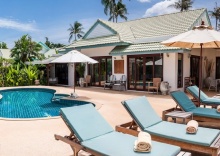 Вилла Luxury с 4 комнатами beachfront в Shiva Samui