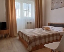 Двухместный номер Superior с балконом и с красивым видом из окна двуспальная кровать в Александра