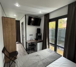 Двухместный номер с двуспальной кроватью в BoxHouse