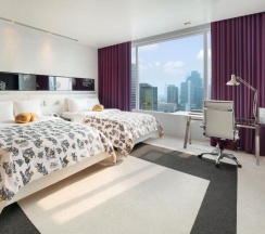 Двухместный гостевой номер Wonderful 2 отдельные кровати в W Bangkok