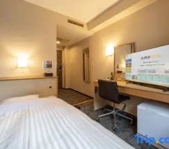 Двухместный семейный номер Standard 2 отдельные кровати в Natural Hot Springs Spa Hotel Hananoi Osaka