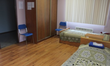 Кровать в общем номере в Якорь