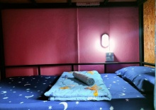 Кровать в общем номере (женский номер) с видом на город в Chiang Mai Panda Hostel