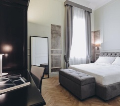 Одноместный люкс Deluxe двуспальная кровать в Gregorini Bingham Art Luxury Suites