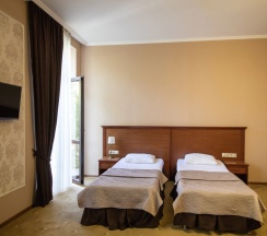 Двухместный номер улучшенный стандарт с балконом (2 отдельные кровати) в Диоскурия