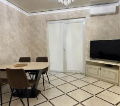 Апартаменты Premium с балконом и с красивым видом из окна в Апартаменты В Центре Сочи Вита-Нова