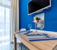 Апартаменты для двоих на Белинского, 30 в морском стиле (66) в Степаненков