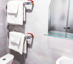 3-местный номер стандарт с 3 односпальными кроватями в Smart Hotel KDO Челябинск