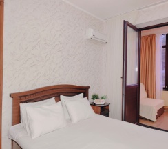 3х местный комфорт с видом на столовую и территорию отеля в Эргес