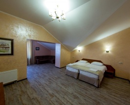 Двухместный люкс с красивым видом из окна 2 отдельные кровати в Хвалынь