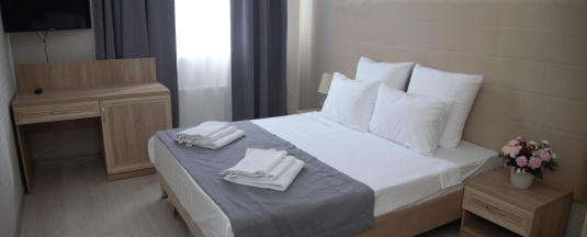 Номер стандарт с 1 двуспальной кроватью №14 в Gold hotel
