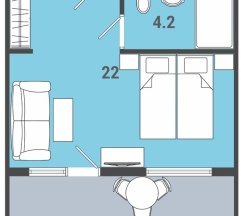 номер "Шале Джуниор Сьют" в Золотая долина