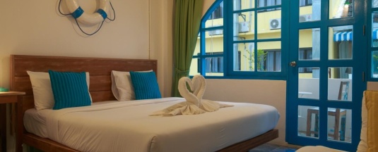 Двухместный номер Deluxe с балконом двуспальная кровать в Frog House Bed & Breakfast