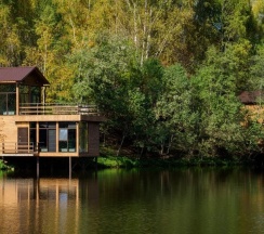 2-этажный дом на воде в Парк звезд