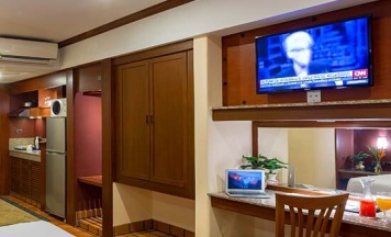 Двухместная Studio Suite двуспальная кровать в Pacific Club Resort