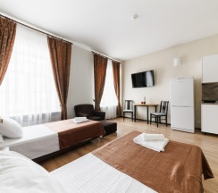 Номер комфорт с двумя отдельными кроватями в Имидж