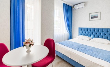 Номер стандарт с 1 двуспальной кроватью в Олимп