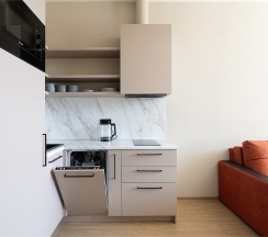 Двухкомнатный DeLuxe с одной спальней (6 этаж) в Real Apartments Sochi