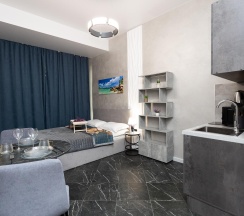 Апартаменты студия в MOKO Apartments на улице Народного ополчения