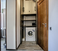 Двухместные апартаменты 12 с видом на парк двуспальная кровать в Exclusive Hotel&Apartments