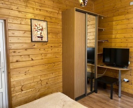 Двухместный номер Standard с красивым видом из окна двуспальная кровать в Чегет