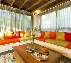 Двухместная вилла двуспальная кровать в Kata Tranquil Villa