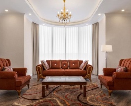 Двухместный люкс Представительский с видом на город двуспальная кровать в Ramada by Wyndham Shymkent