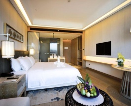 Двухместный номер Deluxe с видом на море двуспальная кровать в Harman Resort Hotel Sanya