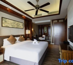 Семейный люкс с 2 комнатами с видом на море в Jinghai Hotel & Resort